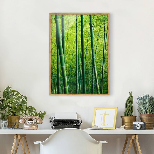 Trees on canvas Bamboo Forest