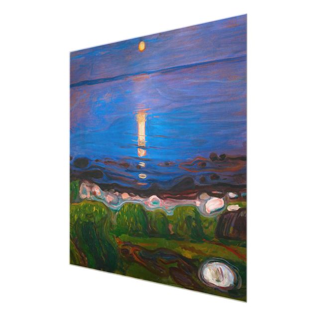 Landscape wall art Edvard Munch - Summer Night By The Beach