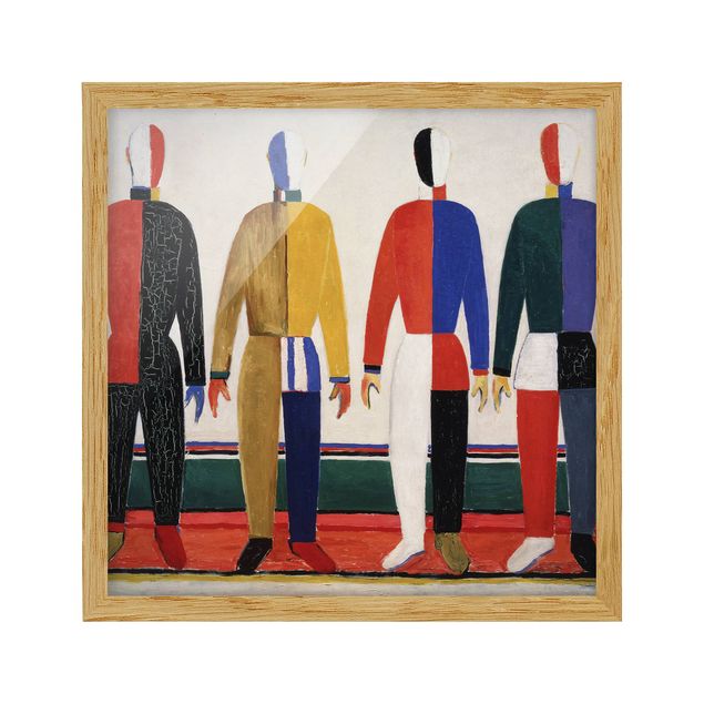 Abstract art prints Kasimir Malewitsch - The Athletes