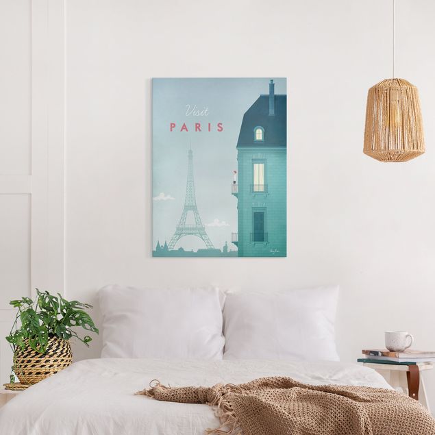 Paris canvas wall art Travel Poster - Paris