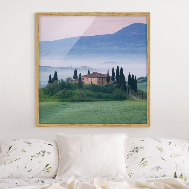 Landscape wall art Sunrise In Tuscany