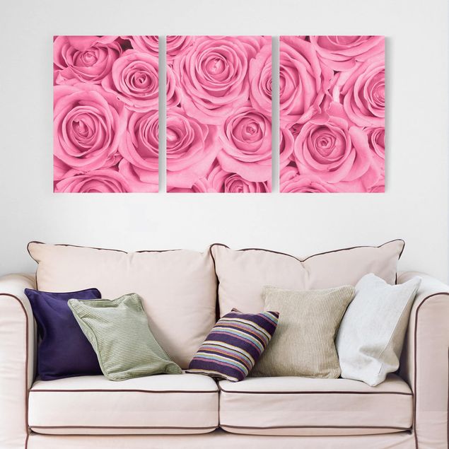 Prints floral Pink Roses
