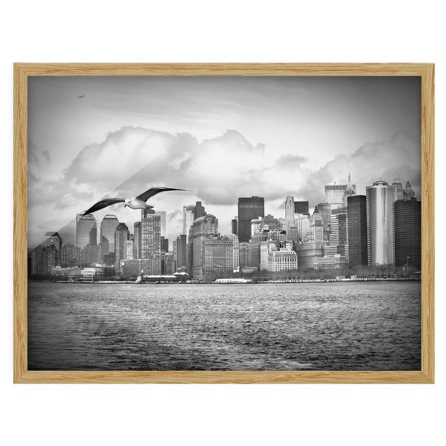 Black and white framed pictures No.YK1 New York II
