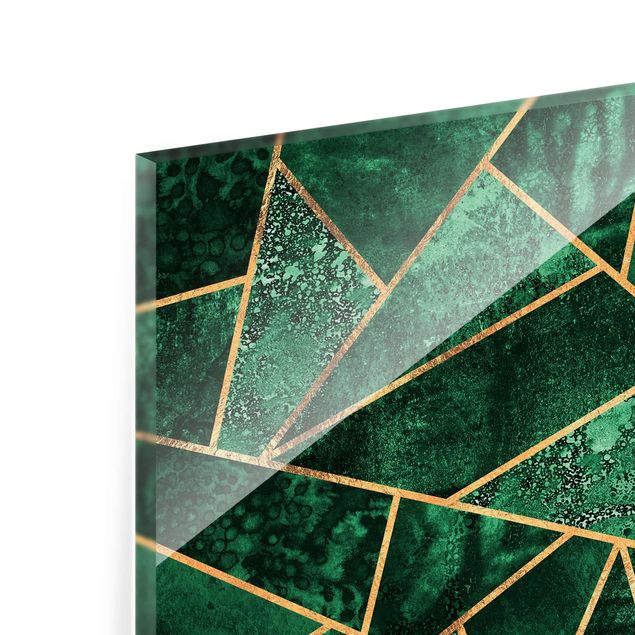Elisabeth Fredriksson poster Dark Emerald With Gold