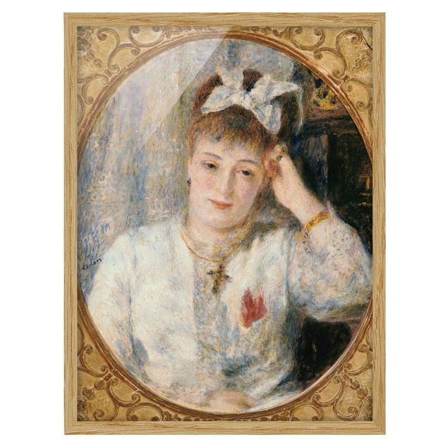 Canvas art Auguste Renoir - Portrait of Marie Murer