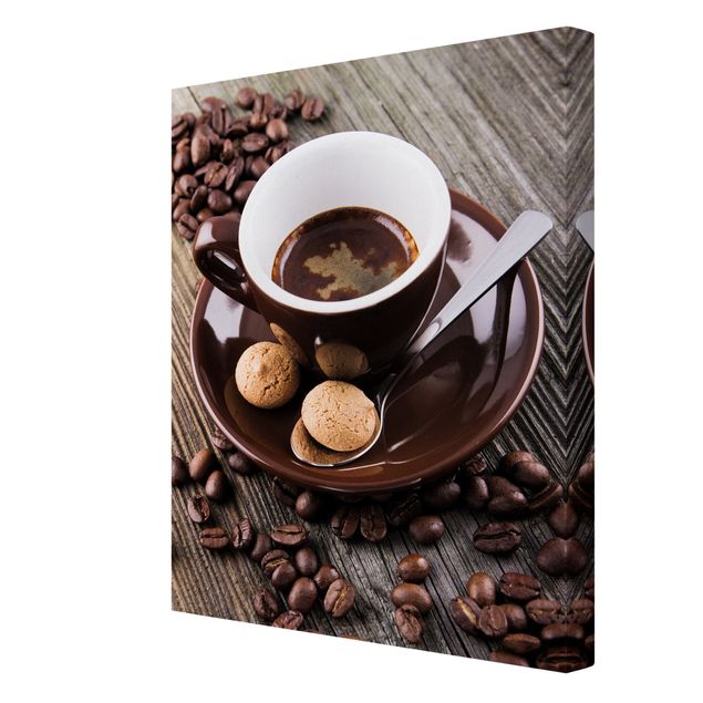 Prints brown Coffee Mugs With Coffee Beans