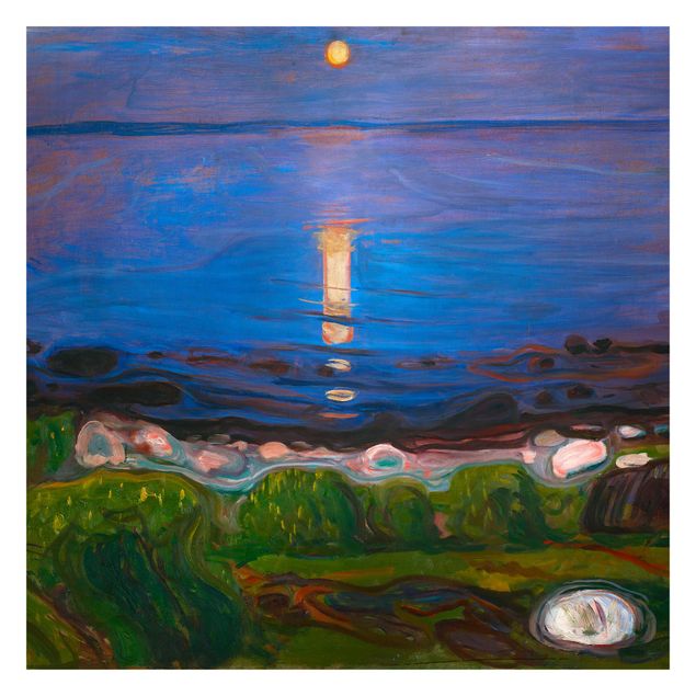 Wallpapers modern Edvard Munch - Summer Night By The Beach