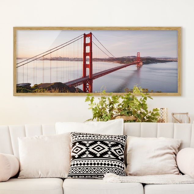 Contemporary art prints Golden Gate Bridge In San Francisco