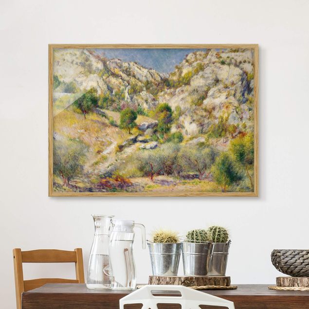 Kitchen Auguste Renoir - Rock At Estaque