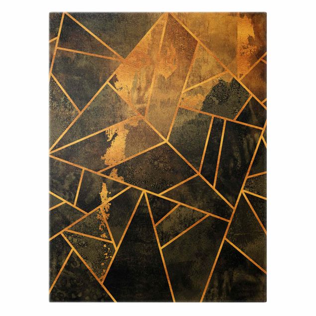 Prints Onyx With Gold