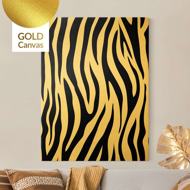Animal canvas Zebra Print