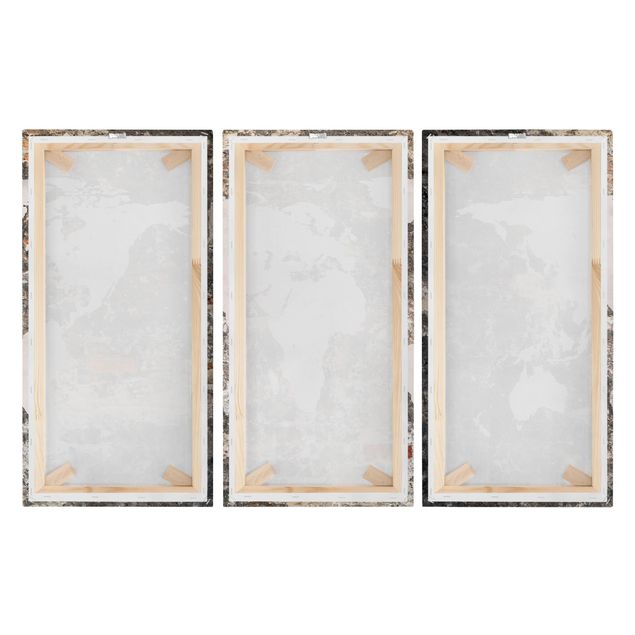 Prints Old Wall World Map