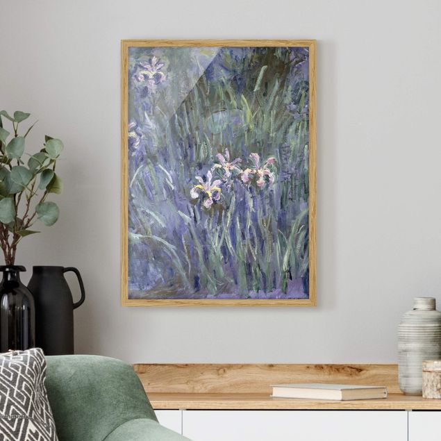 Abstract impressionism Claude Monet - Iris