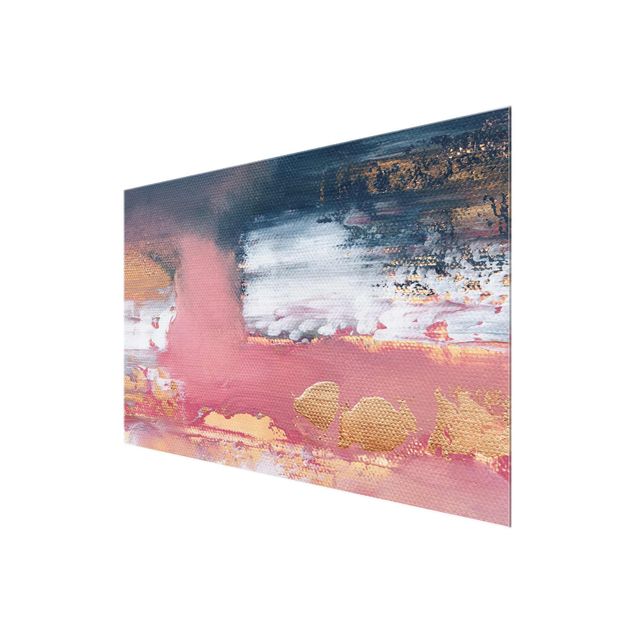 Elisabeth Fredriksson poster Pink Storm With Gold