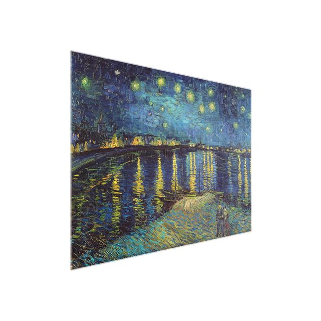 Impressionist art Vincent Van Gogh - Starry Night Over The Rhone