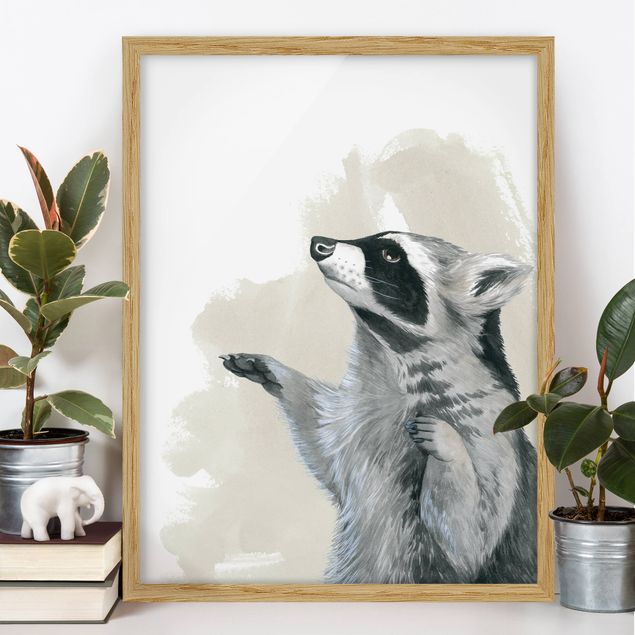 Nursery decoration Forest Friends - Raccoon