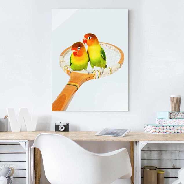 Wimbledon prints Tennis With Birds