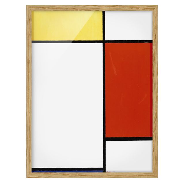 Landscape wall art Piet Mondrian - Composition I