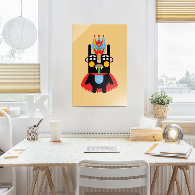 Native american prints Collage Ethno Monster - King