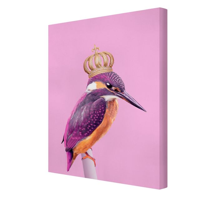 Jonas Loose Pink Kingfisher With Crown