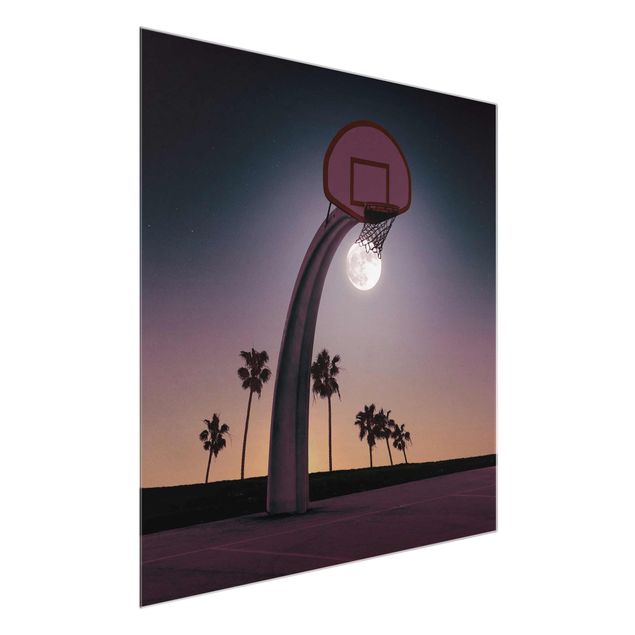 Prints sport Basketball With Moon