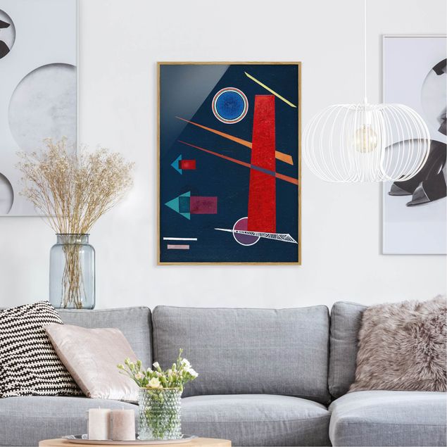 Art styles Wassily Kandinsky - Powerful Red