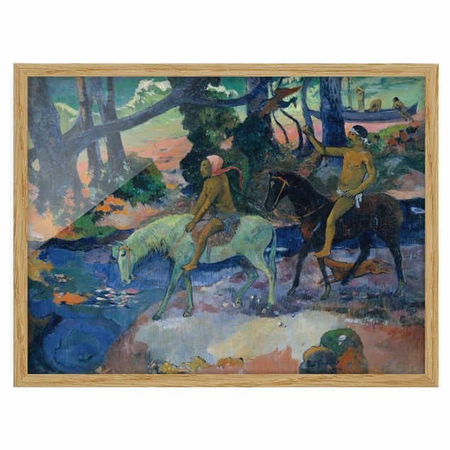 Art posters Paul Gauguin - Escape, The Ford