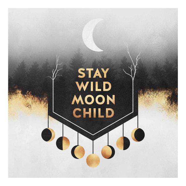 Prints quotes Stay Wild Moon Child