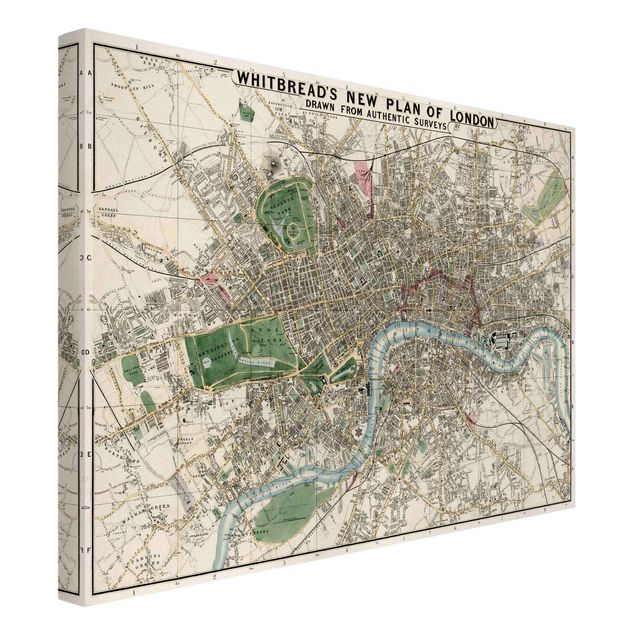 Prints vintage Vintage Map London