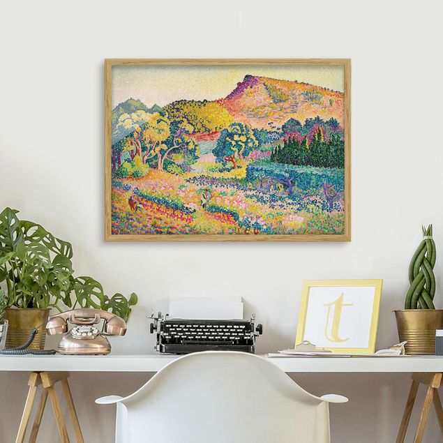 Pointillism artists Henri Edmond Cross - Landscape With Le Cap Nègre