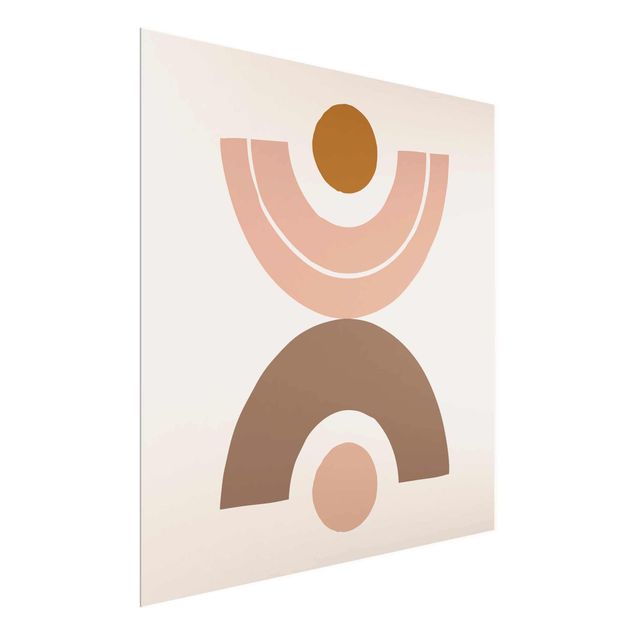 Art posters Line Art Pastel Abstract Shapes