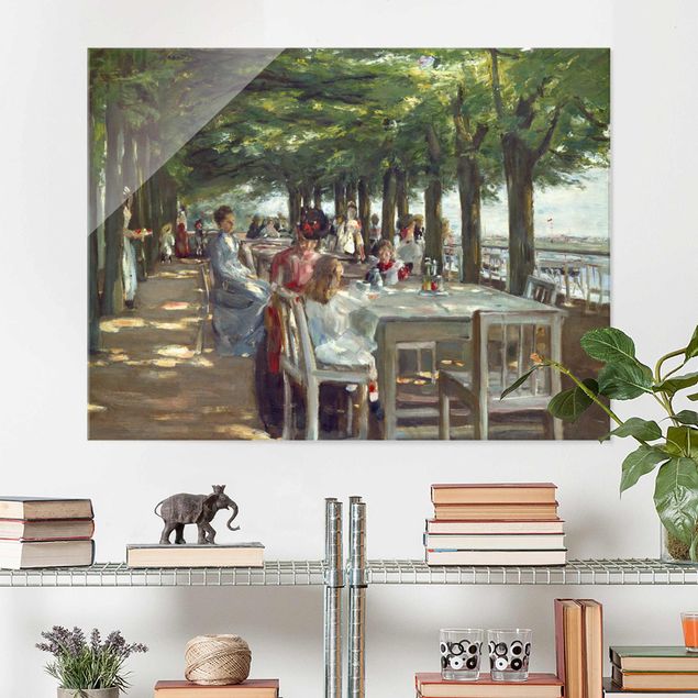 Modern art prints Max Liebermann - The Restaurant Terrace Jacob