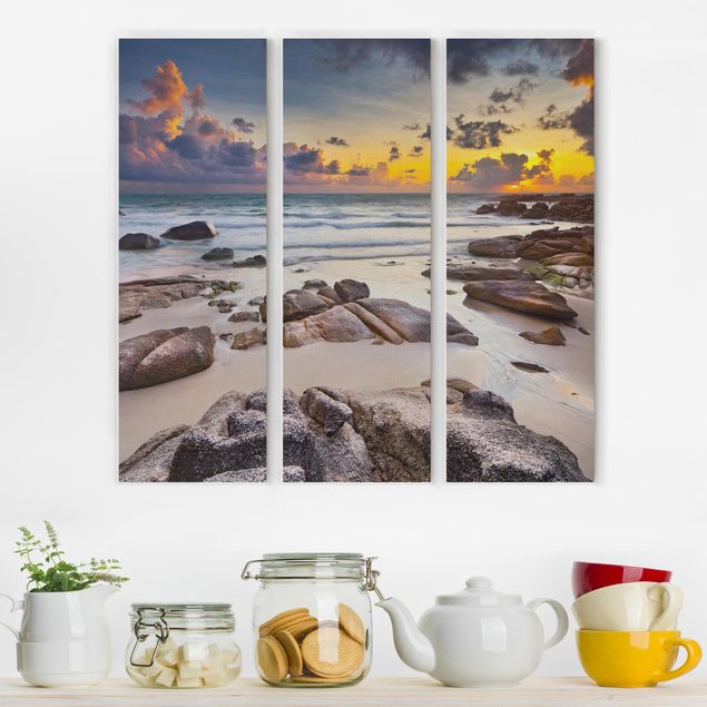 Landscape canvas prints Sunrise Beach In Thailand