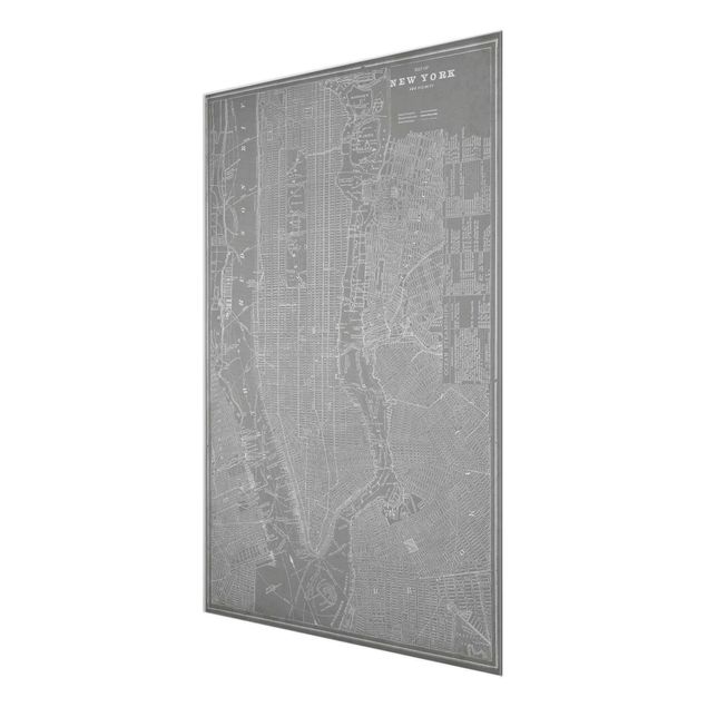 Printable world map Vintage Map New York Manhattan