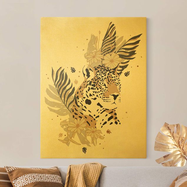 Prints Safari Animals - Portrait Leopard