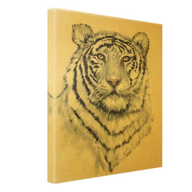 Wall art prints Portrait White Tiger I