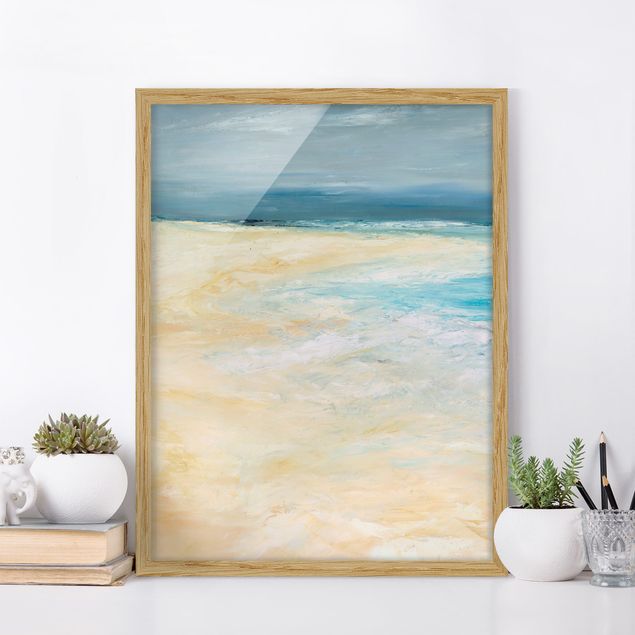 Framed beach pictures Storm On The Sea I