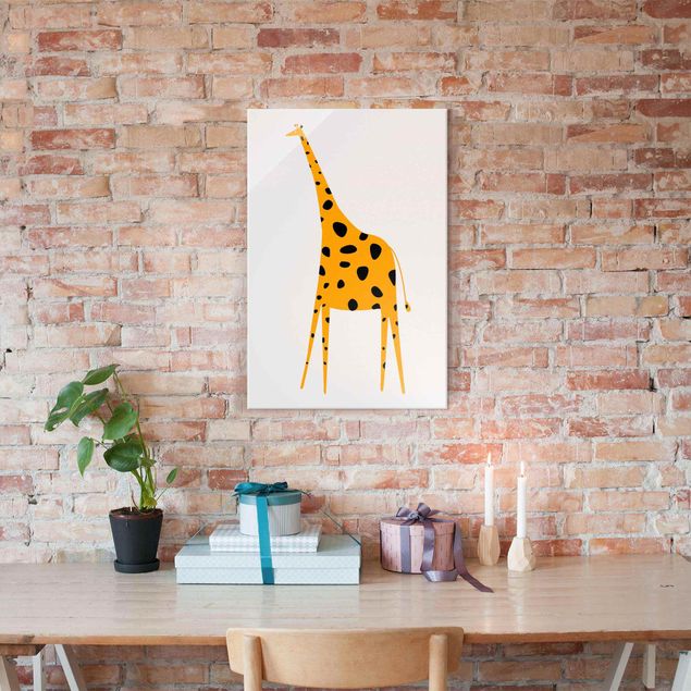 Giraffe print Yellow Giraffe