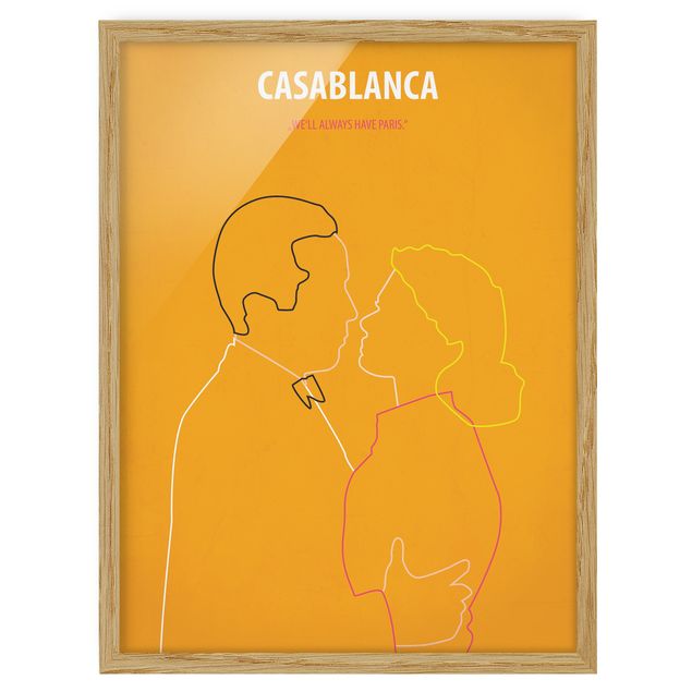 Contemporary art prints Film Poster Casablanca