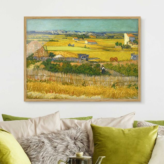 Pointillism artists Vincent Van Gogh - The Harvest