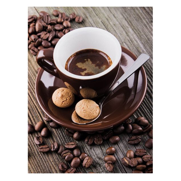 Canvas coffee Coffee Mugs With Coffee Beans
