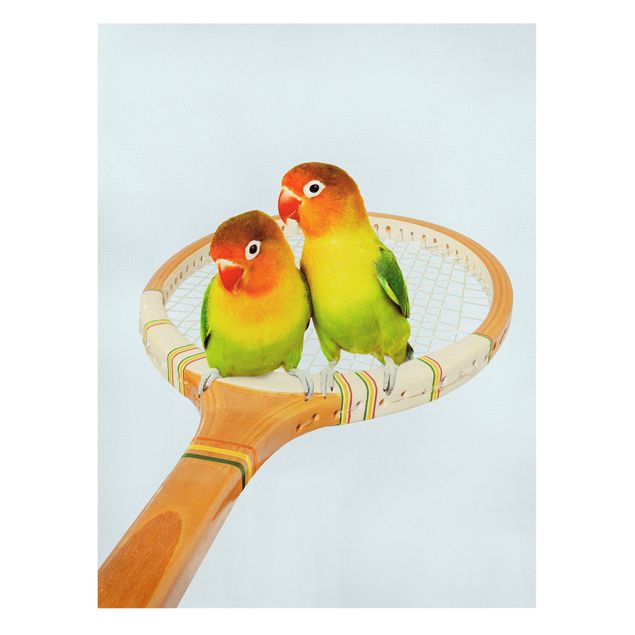 Canvas art Tennis With Birds