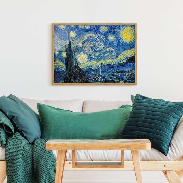 Paintings of impressionism Vincent Van Gogh - The Starry Night