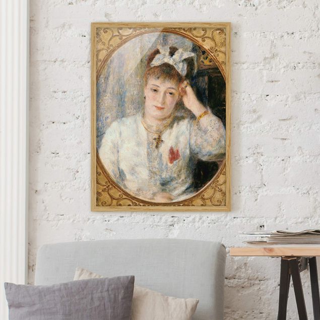 Paintings of impressionism Auguste Renoir - Portrait of Marie Murer