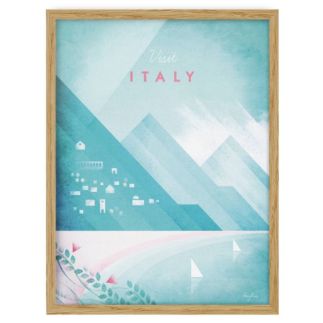 Italian prints Travel Poster - Italy