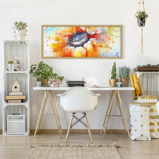 Prints floral Painted Sunflower