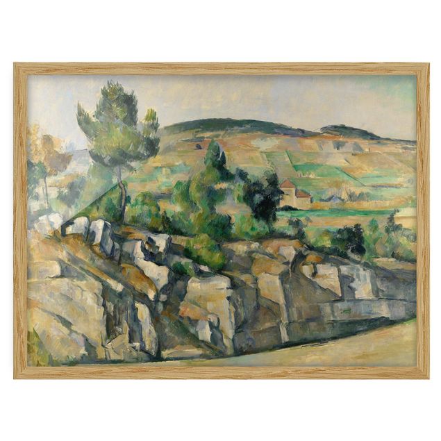 Art style Paul Cézanne - Hillside In Provence