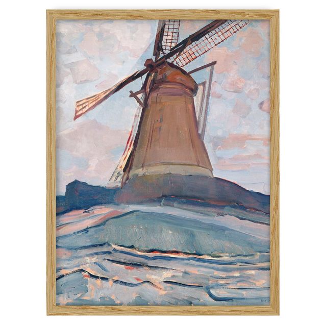Art prints Piet Mondrian - Windmill