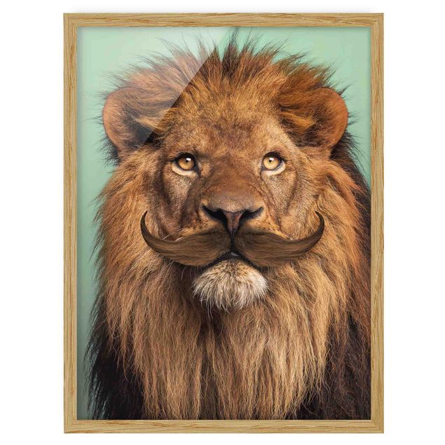 Art prints Lion With Beard