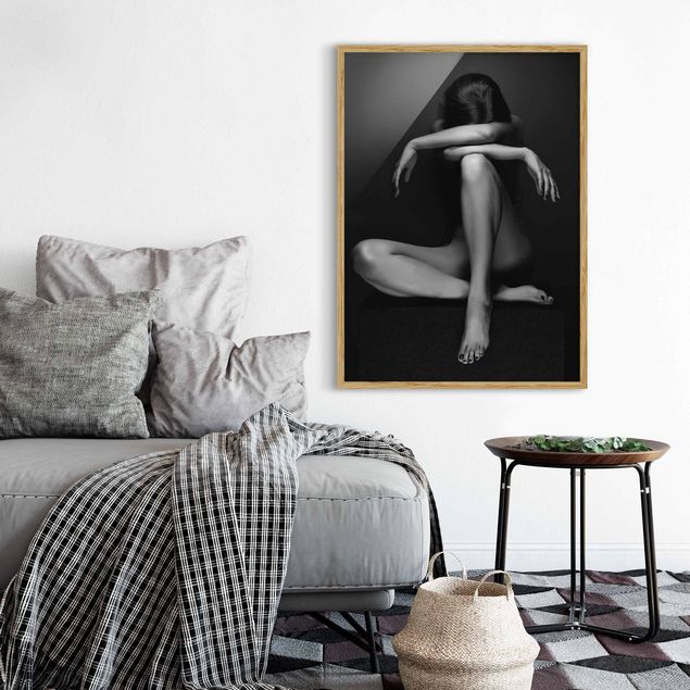 Black and white framed pictures Desperate Woman